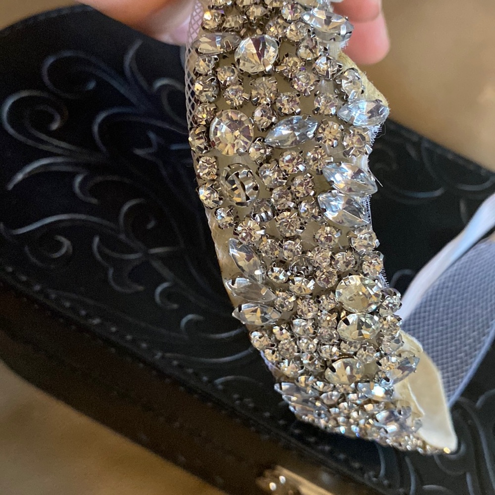 Gorgeous crystal hair piece/hair band